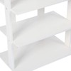 HOMEFORT 7-Tier Wood Shoe Rack, Double Rows 7-Tier Shoe Shelf,