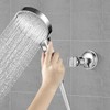 Uonlytech 2pcs Adjustable Shower Head Holders No Drill Showering Holder