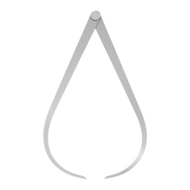 HARFINGTON Firm Joint Outside Caliper 300mm 12 inch 410 Stainless Steel Firm Friction Joint External Measurement Tool