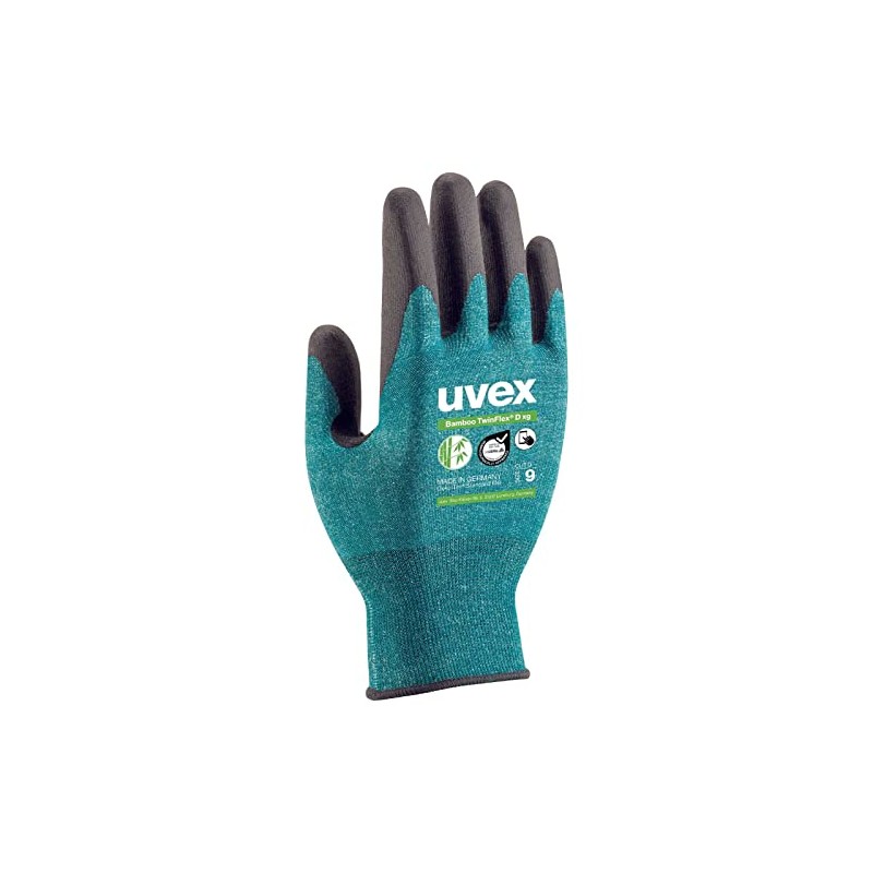 Uvex Bamboo TwinFlex D xg 6009011 Cut Protection Gloves Size