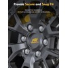 MIKKUPPA 24PCS M12x1.5 Lug Nuts - 3/4" Hex 1.38" Tall,