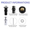 BaiBaoHui 12-Pc Universal Toilet Seat Hinge Screws Kit - Durable