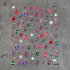 Christmas 2025 Nail Sticker for Nail Art 5D Embossed Self-Adhesive