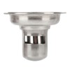 Floor Drain 3.5 Inch Stainless Steel Odor Resistant Deep Water