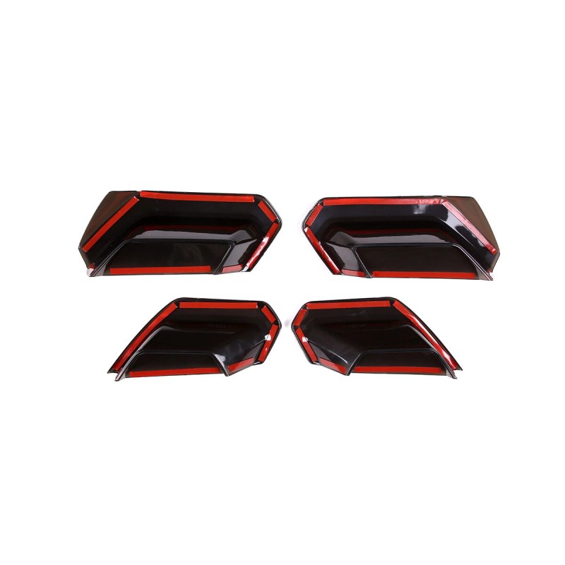 MODY Smoked Black Tail Rear Light Lamp Cover Trim Accessorie