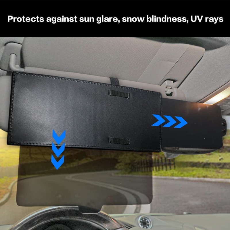 VAGURFO Car Visor Extender,Windshield Shade and Side Window Shade,Car Visor