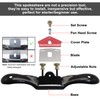 KOOTANS 2pcs 9" 10" Adjustable Spokeshave with Flat Base, 4pcs