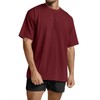 YawYews Men’s Fashion Athletic T-Shirts Short Sleeve Casual Tee Plain