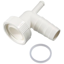 Xavax Siphon connection with condensate connection, for drain hoses (for connecting drain hoses of washing machine, dryer or dishwasher to the siphon, including connection for condenser dryer)