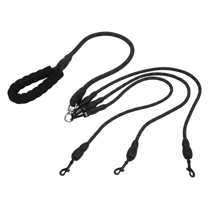 Dog Leash 360° Rotation Reflective Dog Walking Leash with Foam