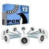 PGN 2" Nylon White Garage Door Rollers – Sealed 6200-2RS