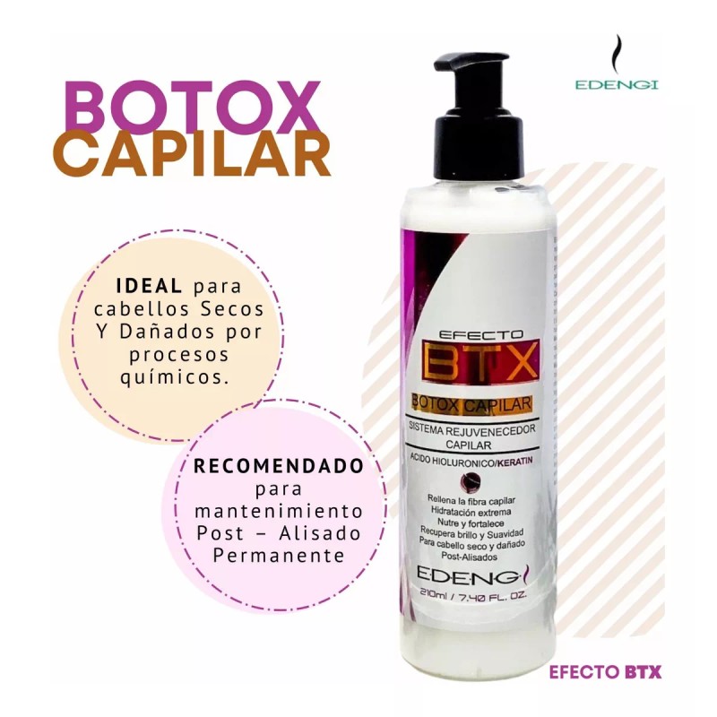 Edengi Tratamiento Efecto Btx Edengi Rejuvenecedor Capilar