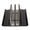 Vertical Laptop Stand 2 Slots Anodized Aluminium Alloy Adjustable Space