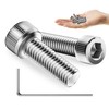 Mywish (25 juegos) Tornillos M6, tornillos M6 x 20 mm,