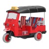 Alomejor Thai Tricycle Car Model, Retractable Thai Tricycle Simulation Alloy