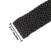 IndoMode Black Color Handcrafted Coconut Shell Elongated Beads Elastic BALI