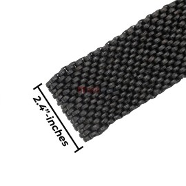 IndoMode Black Color Handcrafted Coconut Shell Elongated Beads Elastic BALI Wood Belt