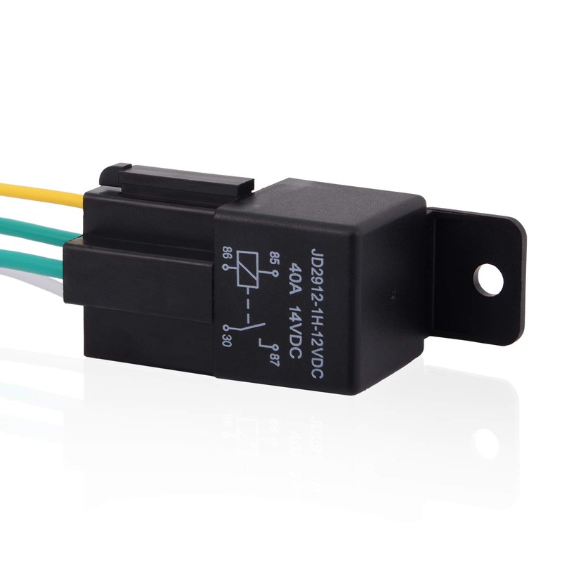 EHDIS Car Relay 4 Pin 12v 40amp Spst Model No.: