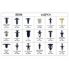 415pcs Car Retainer Clips Auto Plastic Fasteners 18 Kinds Push