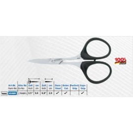 Kretzer Finny 65409 3.5" / 9cm - Fly-fishing / Nail / Weaver's Scissors, Curved