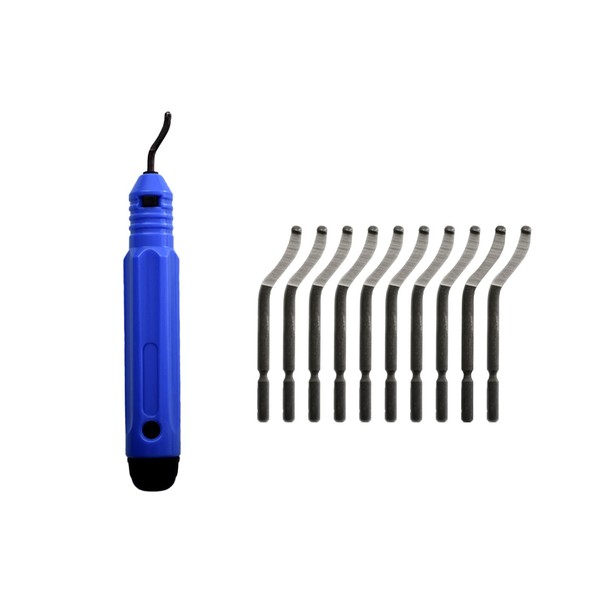 Samcos 12 Piece Set Deburring Rotating Reamer Deburring Bar (1