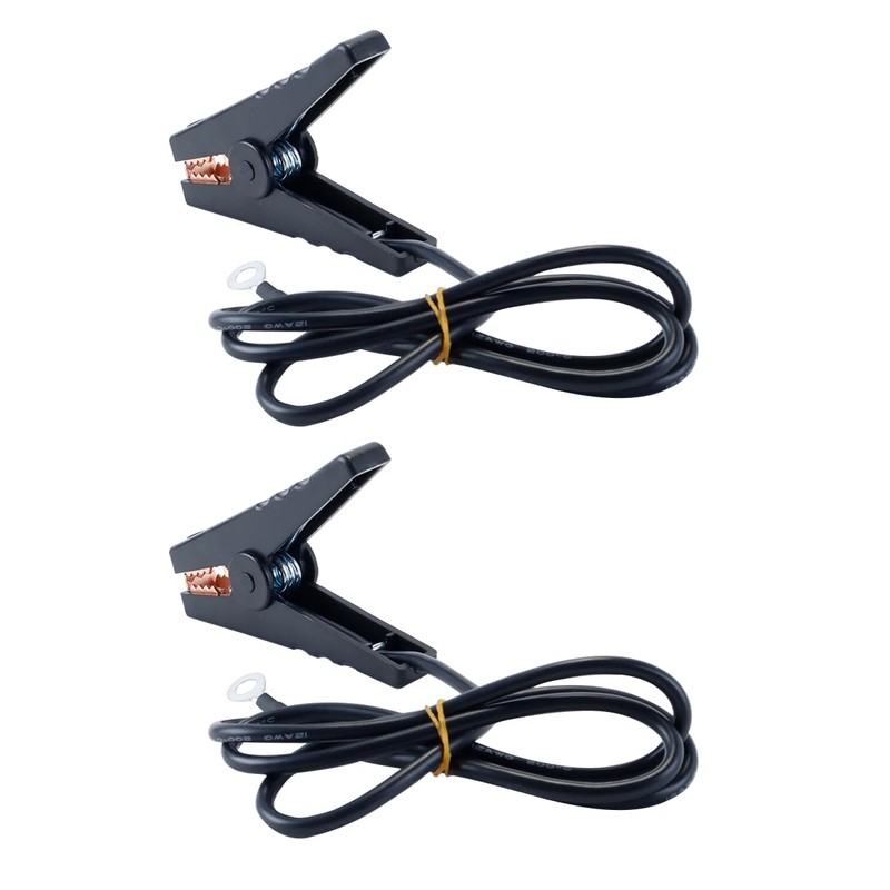 Hoite 2Pcs Electric Fence Energiser Leads Solar Compatible Heavy Duty