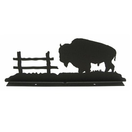 Innovative Fabricators, Inc. Bison Buffalo & Fence Mailbox Topper