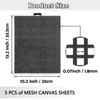 Plastic Mesh Canvas Sheets, 5 Pieces 7 Count Mesh Canvas