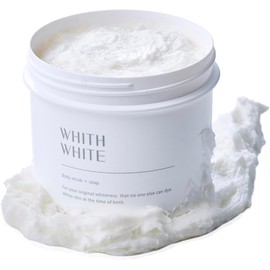 Phis White Body Scrub, 17.6 oz (500 g), 2-Way Scrub, Body, Elbows, Knees, Butt, Blackhead Care