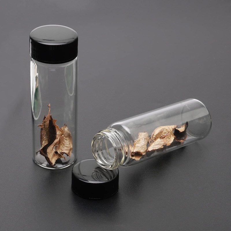 Clear Glass Lab Vials 30ml Empty Vials Bottles Liquid Sampling