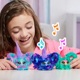 Furby Furblets Star-Lee Mini Friend, 45+ Sounds, Galaxy Music, Speaks Only Furbish, Electronic Plush Toys, Interactive Pets, Dark Blue, Back to School Gifts, Ages 6+