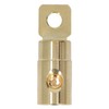 Pair Power Battery O Ring Terminals Brass Gold Plated High