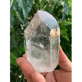 GAF TREASURES Clear Quartz Point, Natural Clear Quartz Point, Clear Quartz Point Healing Crystals (8-10 oz)