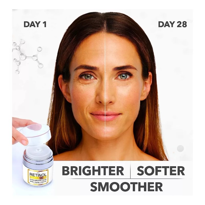 Arvesa Crema Facial Retinol Con Colágeno Ácido Hialurónico