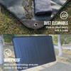 Endothermic Coating:LYN All-Weather Heavy Duty Solar Emergency Survival Blanket-Black,Reflective Space