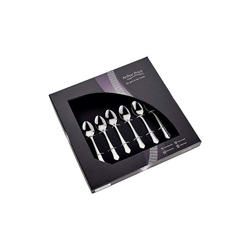 Arthur Price Classic Dubarry Set of 6 Coffee Spoons