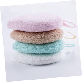 Mikinona Soft Makeup Removal Pads Set of 3 Heart Shape Facial Cleaning Powder Puff Gentle Washable