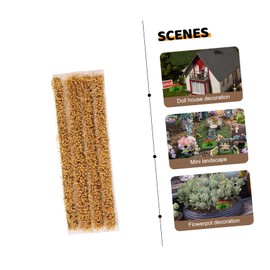 Operitacx 1 Set Scenario Model Grass Lawn Artificial Turf Artificial Plant Field Artificial Greenery Model Train Grass Model Wheat Grass Rug Turf for Miniature Static Scenery Terrain Plastic