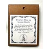 Prophet Elijah/Elias Christian Icon (4.5" x 5.5" Textured Gold Foil)