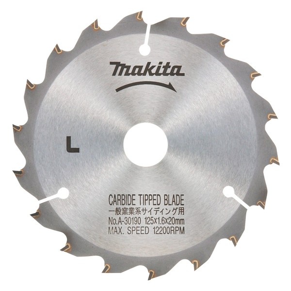 Makita A-30190 Chip Saw for Ceramics Siding, Outer Diameter 4.9