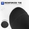 CLOSEMATE 6 Pairs Trainer Socks Men & Women Non-Slip Heel