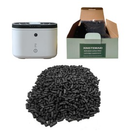 4-Pack Activated Charcoal Odor Absorbing Filter for Smart Kitchen Waste Composter,2.2 Pounds Activated Charcoal Filter Refill for Fylecen and Vitamix,Odor Removing Carbon Filter Replacement