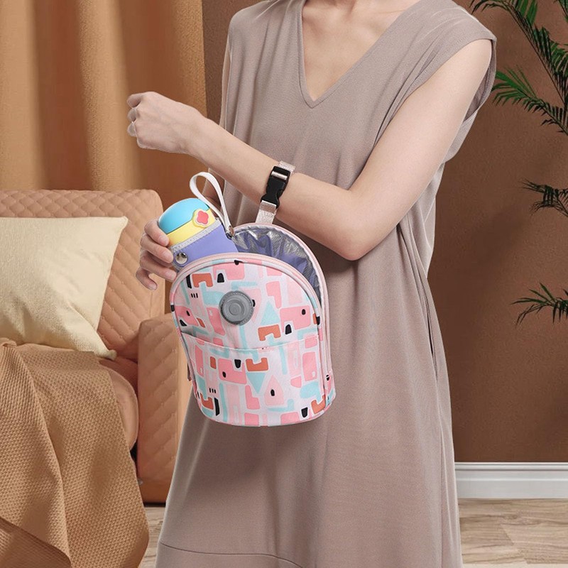Milk Warmer Bag, Adjustable Temperature, Convenient to Carry, Bottle Warmer