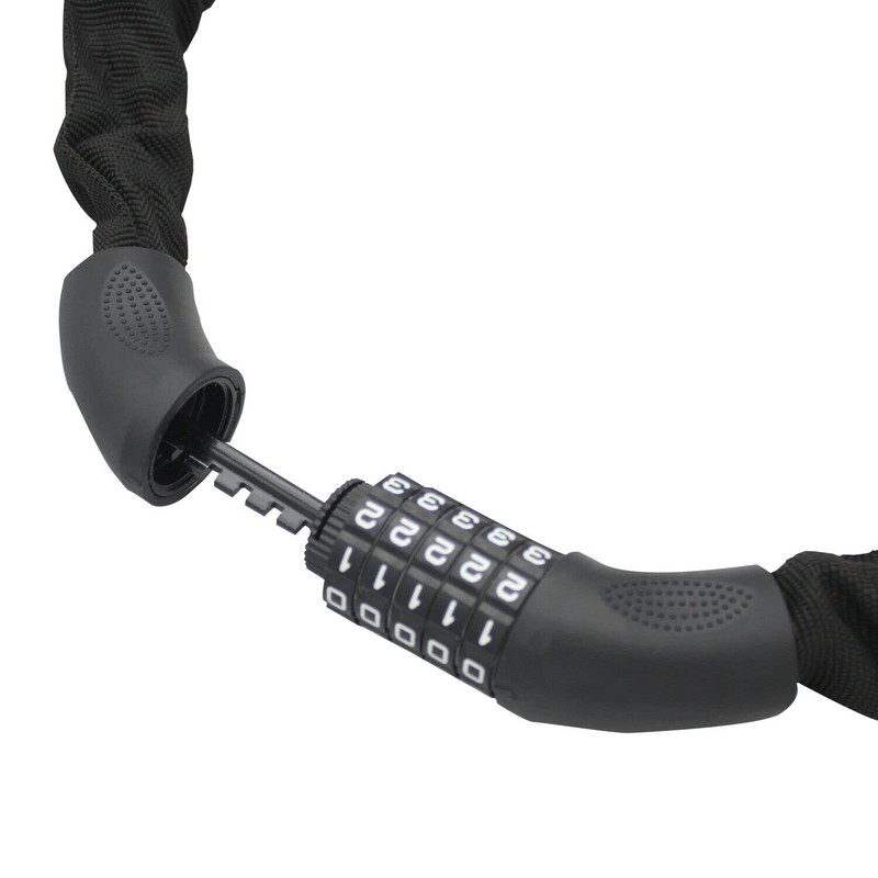 VWPEYY 120 cm Bicycle Lock Combination Lock Steel Number Lock