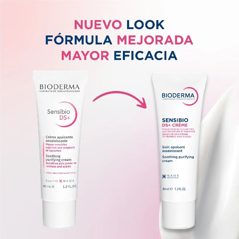 Bioderma Sensibio DS crema purificante suave 40 ml calma y