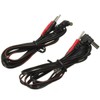 Vogueing Tool 1 Pair Tens/EMS Standard Electrode Lead Wires Jack