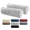 BaSaTex Pack of 2 Bolster Cushion Covers 15 x 40
