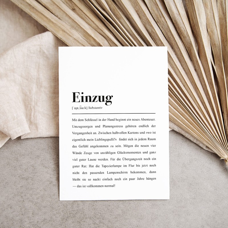 Household Card with Envelope - Household Definition