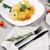 Uumitty 6-Piece Stainless Steel Kitchen Steak Knife, Dinner Table Knives