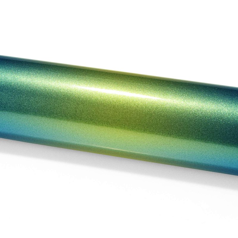 24"x60" (2FTx5FT) Spring Green Galaxy Dust Gloss Chameleon Metallic Color